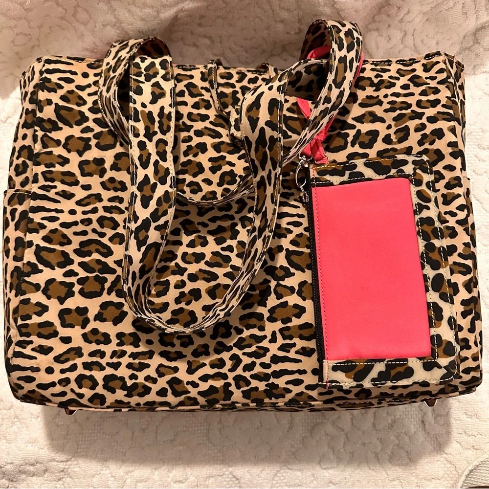 Nordstrom | Bag | Leopard Print Diaper Bag with Wristlet